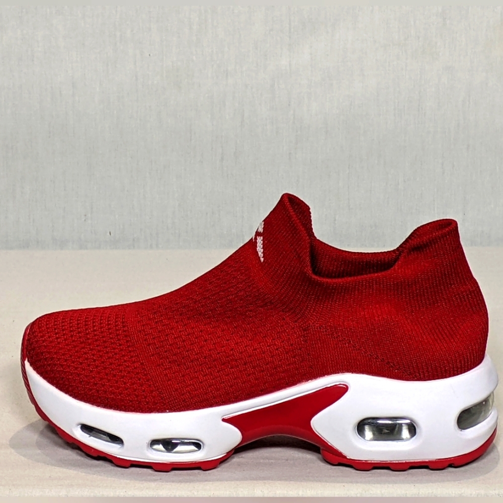 NEW Womens Walking Shoes Sneakers Slip on Sock Mesh Air Cushion Comfortable Sz 6